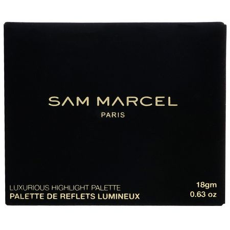 Makeupgåvor, Överstrykningspenna, Ansikte, Smink: Sam Marcel, Luxurious Highlight Palette, 0.63 oz (18 g)