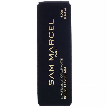 Läppstift, Läppar, Smink: Sam Marcel, Luxurious Lip Color, Satin, Coco, 0.141 oz (4 g)