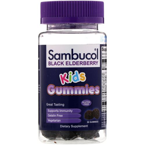 Sambucol, Black Elderberry, Kids Gummies, 30 Gummies Review
