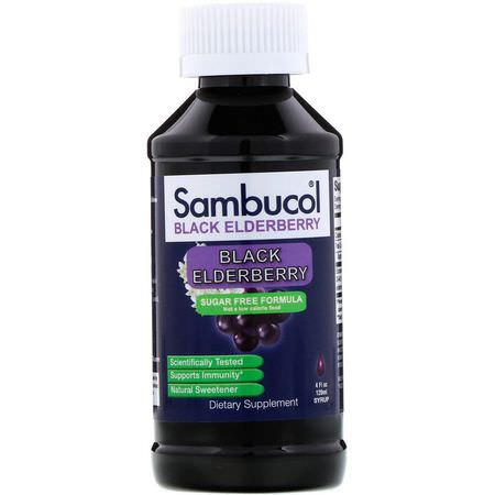 Sambucol Elderberry Sambucus Cold Cough Flu - Influensa, Hosta, Förkylning, Kosttillskott