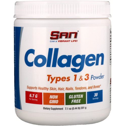 SAN Nutrition, Collagen, Types 1 & 3 Powder, 7.1 oz (201 g) Review