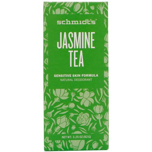 Schmidt's Naturals, Natural Deodorant, Sensitive Skin Formula, Jasmine Tea, 3.25 oz (92 g) Review