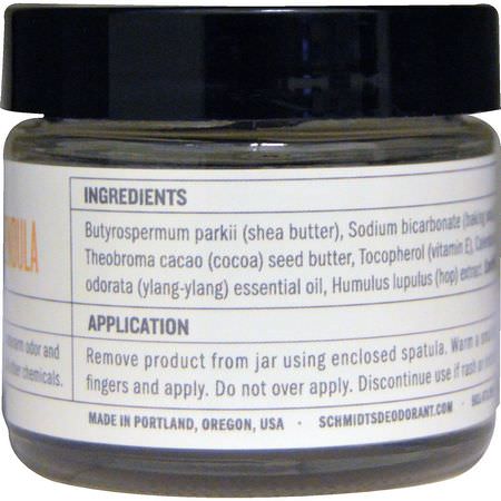 Deodorant, Bath: Schmidt's Naturals, Natural Deodorant, Ylang-Ylang + Calendula, 2 oz (56.7 g)