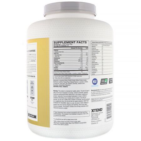 Vassleprotein, Idrottsnäring: Scivation, Xtend Pro, Whey Isolate, Cookie Butter, 5 lb (2.28 kg)