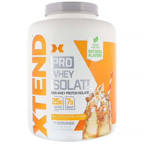 Scivation, Xtend Pro, Whey Isolate, Salted Caramel Shake, 5 lb (2.27 kg) Review