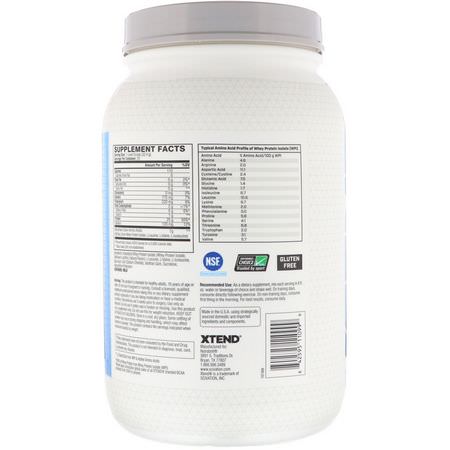 Vassleprotein, Idrottsnäring: Scivation, Xtend Pro, Whey Isolate, Vanilla Ice Cream, 1.78 lb (810 g)