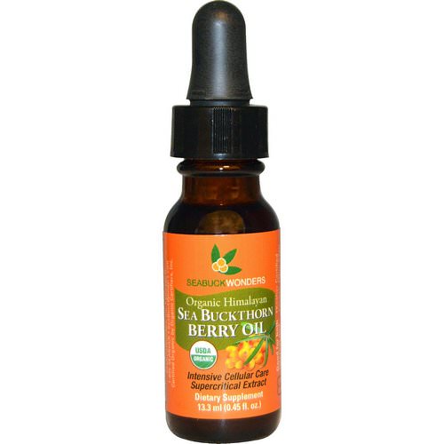 SeaBuckWonders, Organic Himalayan Sea Buckthorn Berry Oil, 0.45 fl oz (13.3 ml) Review