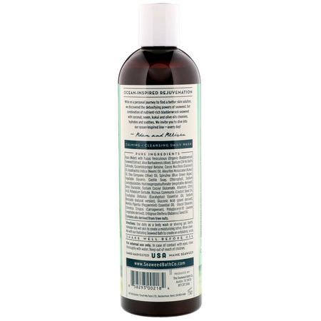 Duschgel, Kroppstvätt, Dusch, Bad: The Seaweed Bath Co, Hydrating Body Wash, For All Skin Types, Eucalyptus & Peppermint, 12 fl oz (354 ml)