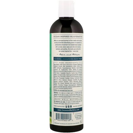 Duschgel, Kroppstvätt, Dusch, Bad: The Seaweed Bath Co, Hydrating Soothing Body Wash, Citrus Vanilla, 12 fl oz (354 ml)
