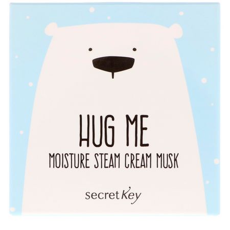 Argan Oil, Krämer, Ansiktsfuktare, Skönhet: Secret Key, Hug Me, Moisture Steam Cream, Musk, 2.82 oz (80 g)