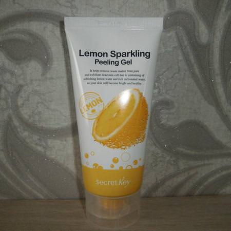 Secret Key, Lemon Sparkling Peeling Gel, 4.05 fl oz (120 ml)