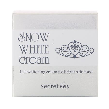 Serum, K-Skönhetsbehandlingar, K-Skönhet, K-Skönhetsfuktare: Secret Key, Snow White Cream, Whitening Cream, 50 g