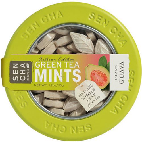 Sencha Naturals, Green Tea Mints, Island Guava, 1.2 oz (35 g) Review