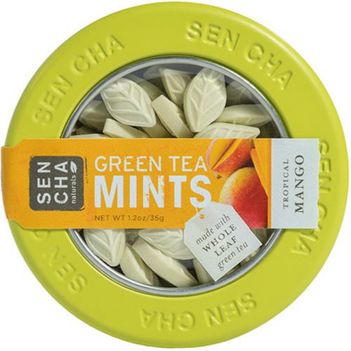 Sencha Naturals, Green Tea Mints, Tropical Mango, 1.2 oz (35 g) Review