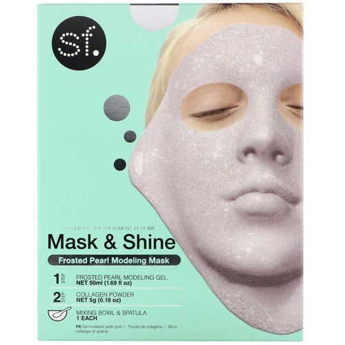 SFGlow, Mask & Shine, Frosted Pearl Modeling Mask, 4 Piece Kit Review