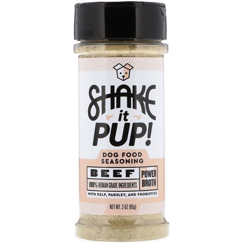 Shake it Pup, Dog Food Seasoning, Beef Power Broth, 3 oz (85 g) Review