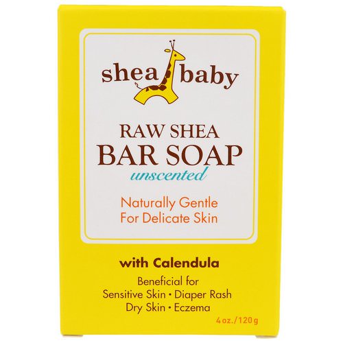 Shea Baby Shea Mama, Raw Shea Bar Soap, Unscented, 4 oz (120 g) Review