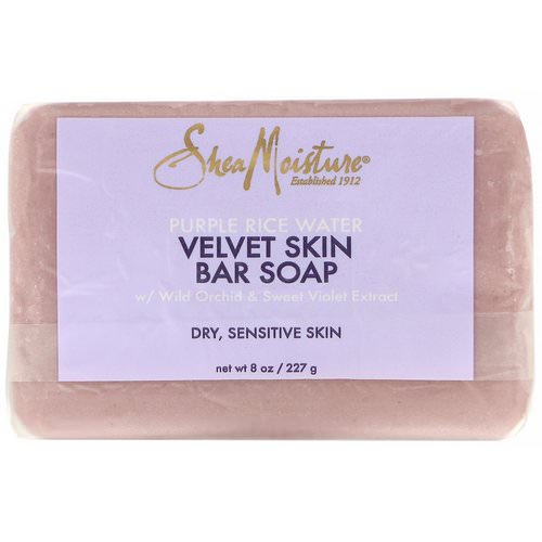 SheaMoisture, Purple Rice Water, Velvet Skin Bar Soap, 8 oz (227 g) Review
