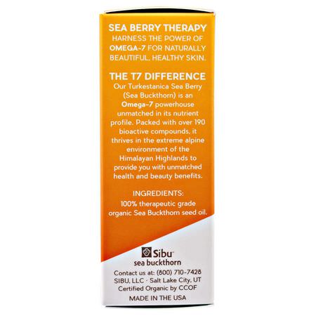 Serum, Behandlingar, Skönhet: Sibu Beauty, Sea Berry Seed Oil, 10 ml