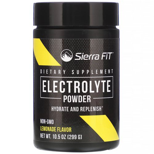 Sierra Fit, Electrolyte Powder, 0 Calories, Lemonade, 10.5 oz (299 g) Review