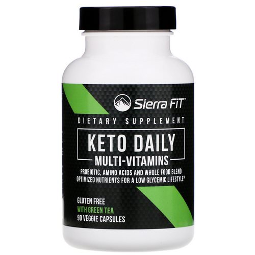 Sierra Fit, Keto Daily Multivitamins with Green Tea, 90 Veggie Capsules Review
