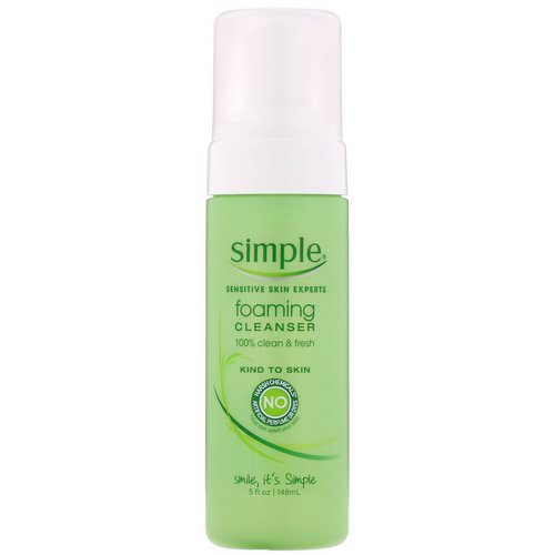 Simple Skincare, Foaming Cleanser, 5 fl oz (148 ml) Review