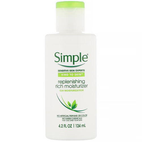 Simple Skincare, Replenishing Rich Moisturizer, 4.2 fl oz (124 ml) Review