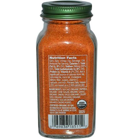 Kryddor, Salt, Kryddor, Örter: Simply Organic, All-Seasons Salt, 4.73 oz (134 g)