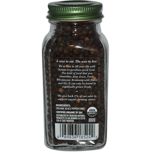 Simply Organic, Black Peppercorns, 2.65 oz (75 g) Review