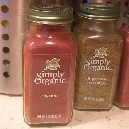 Simply Organic Cayenne, Kryddor, Örter
