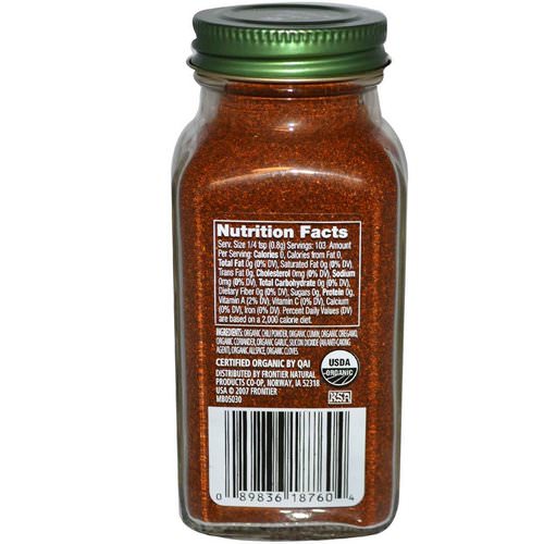 Simply Organic, Chili Powder, 2.89 oz (82 g) Review
