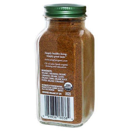Kryddor, Örter: Simply Organic, Garam Masala, 3.00 oz (85 g)