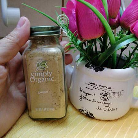 Simply Organic Ginger Spices - Ingefära Kryddor, Örter