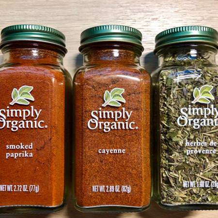 Simply Organic Kryddor, Örter