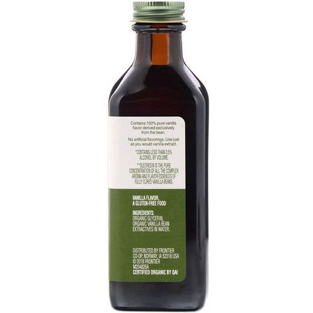 Vanilj, Kryddor, Örter, Extrakt: Simply Organic, Madagascar Vanilla, Non-Alcoholic Flavoring, Farm Grown, 4 fl oz (118 ml)
