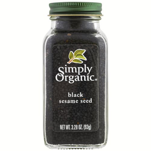 Simply Organic, Organic, Black Sesame Seed, 3.28 oz (93 g) Review