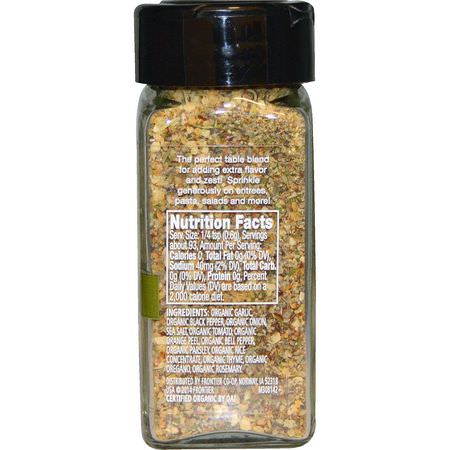 Kryddor, Örter: Simply Organic, Organic Spice Right Everyday Blends, Garlic Herb, 2.0 oz (56 g)