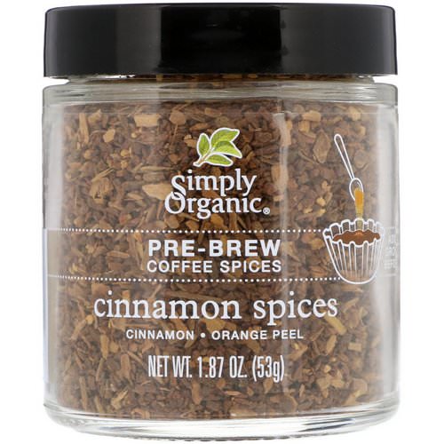 Simply Organic, Pre-Brew Coffee Spice, Cinnamon Spices, 1.87 oz (53 g) Review