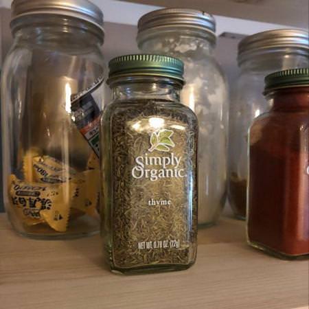 Simply Organic Thyme Herbs Spices - Kryddor, Timjan, Homeopati, Örter
