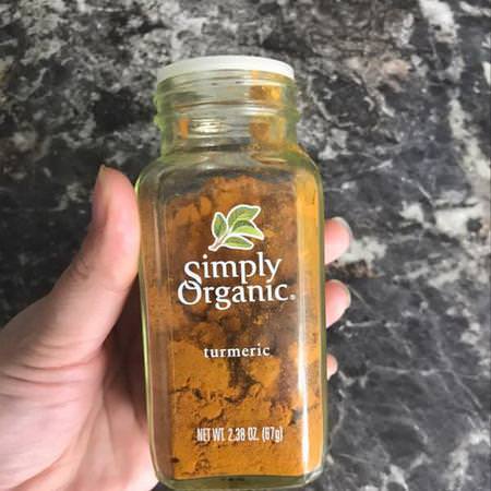 Simply Organic Turmeric Spices - Gurkmejkryddor, Örter