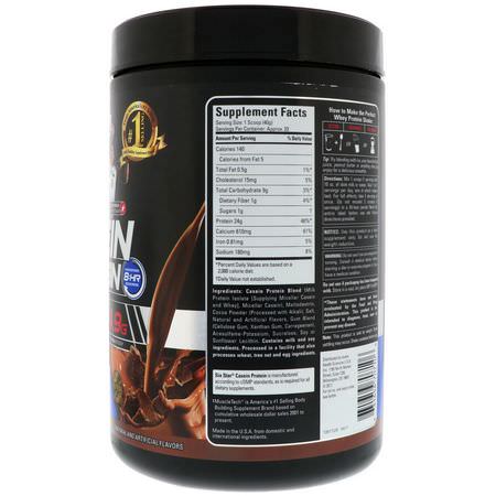 Kaseinprotein, Idrottsnäring: Six Star, Pro Nutrition, Casein Protein, Elite Series, Triple Chocolate, 2 lbs (907 g)