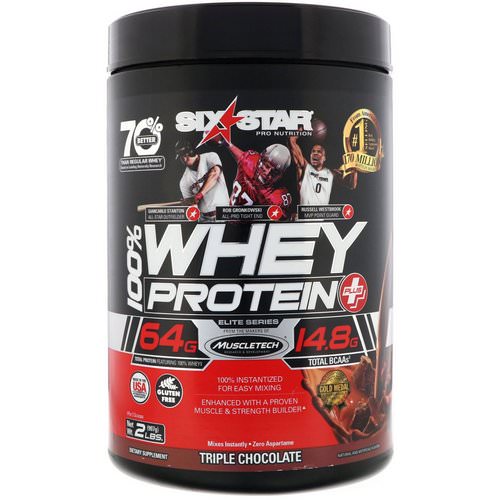 Six Star, Six Star Pro Nutrition, 100% Whey Protein Plus, Elite Series, Triple Chocolate, 2 lbs (907 g) Review