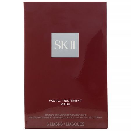Bladmasker, Ansiktsmasker, Hudvård: SK-II, Facial Treatment Mask, 6 Masks