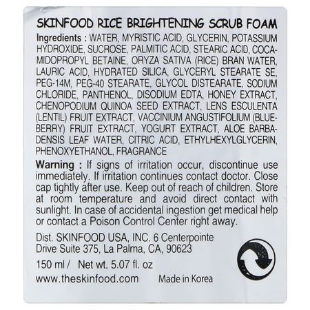 SKINFOOD K-Beauty Cleanse Tone Scrub Exfoliators Scrubs - Scrub, Exfoliators, K-Beauty Cleanse, Scrub