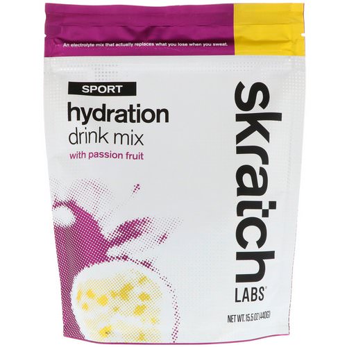 SKRATCH LABS, Sport Hydration Drink Mix, Passion Fruit, 15.5 oz (440 g) Review