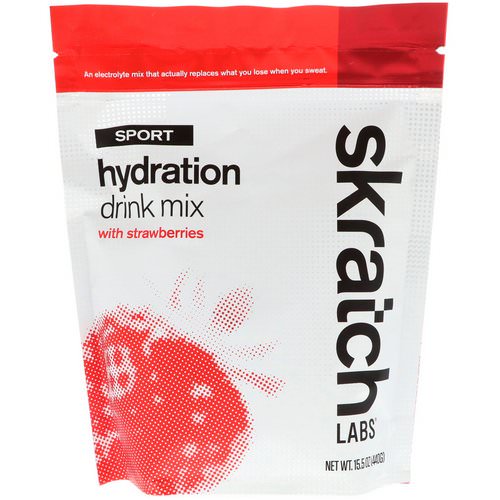 SKRATCH LABS, Sport Hydration Drink Mix, Strawberries, 15.5 oz (440 g) Review