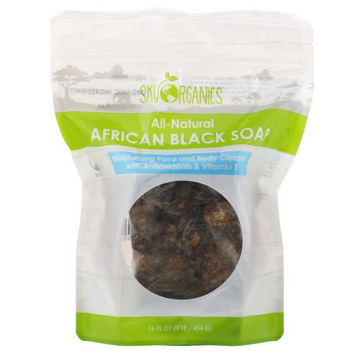 Sky Organics, All-Natural African Black Soap, 16 fl oz (454 g) Review