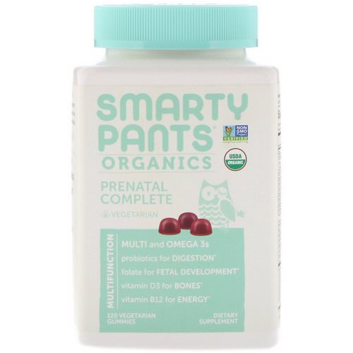 SmartyPants, Organics, Prenatal Complete, 120 Vegetarian Gummies Review