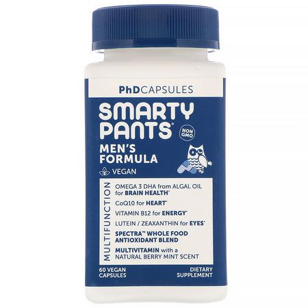 SmartyPants Men's Multivitamins - Män Multivitaminer, Mäns Hälsa, Kosttillskott