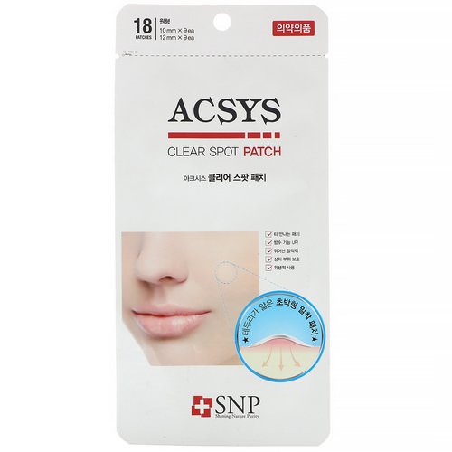 SNP, ACSYS, Clear Spot Patch, 18 Patches Review